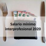 Salario mínimo interprofesional 2020
