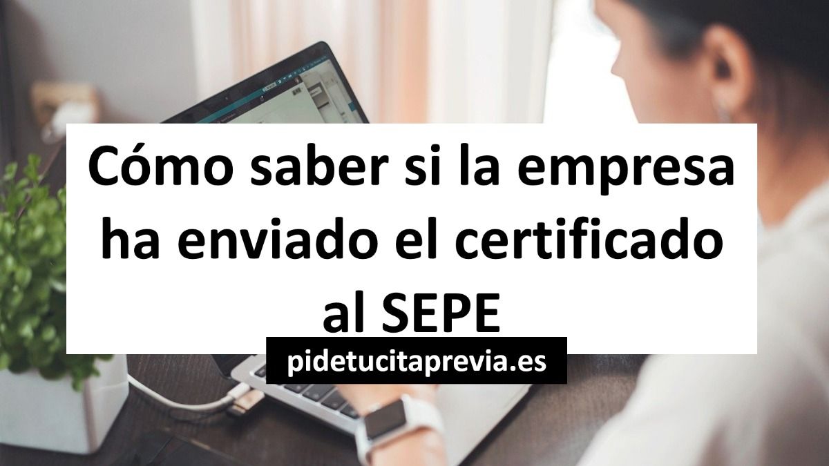Cómo saber si la empresa ha enviado el certificado al SEPE